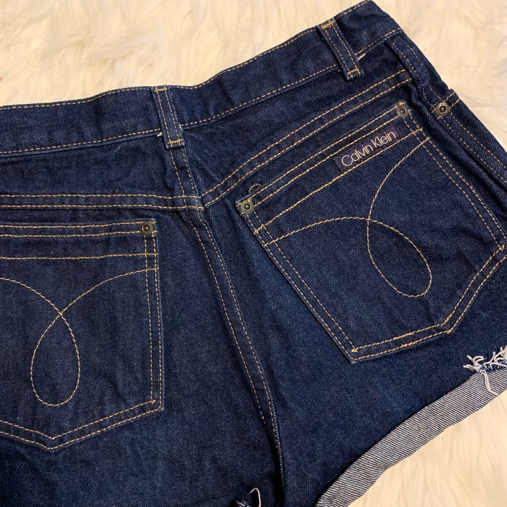Calvin Klein High Waisted Cut Offs
